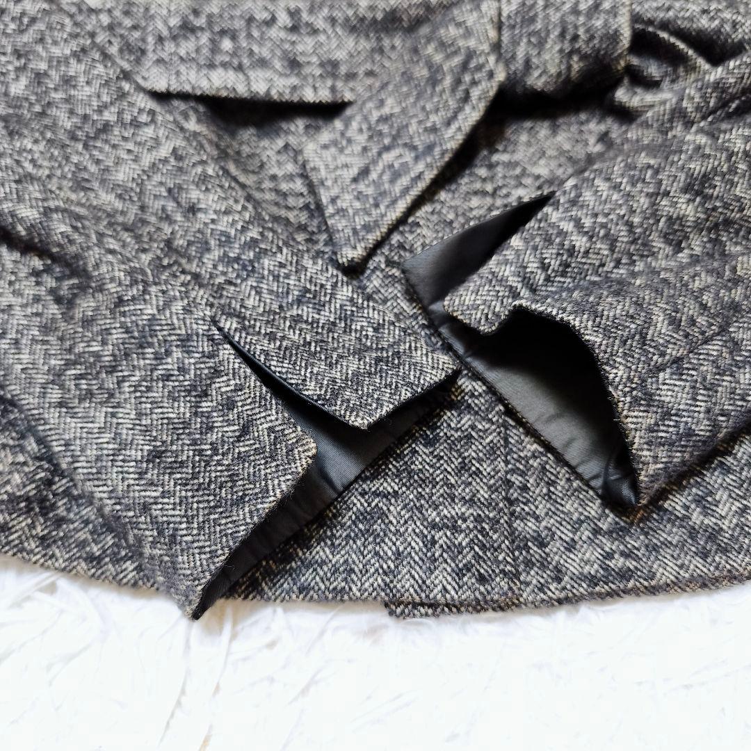 【美品】MaxMara マックスマーラ カシミヤ混 ベルテッド ショートコート