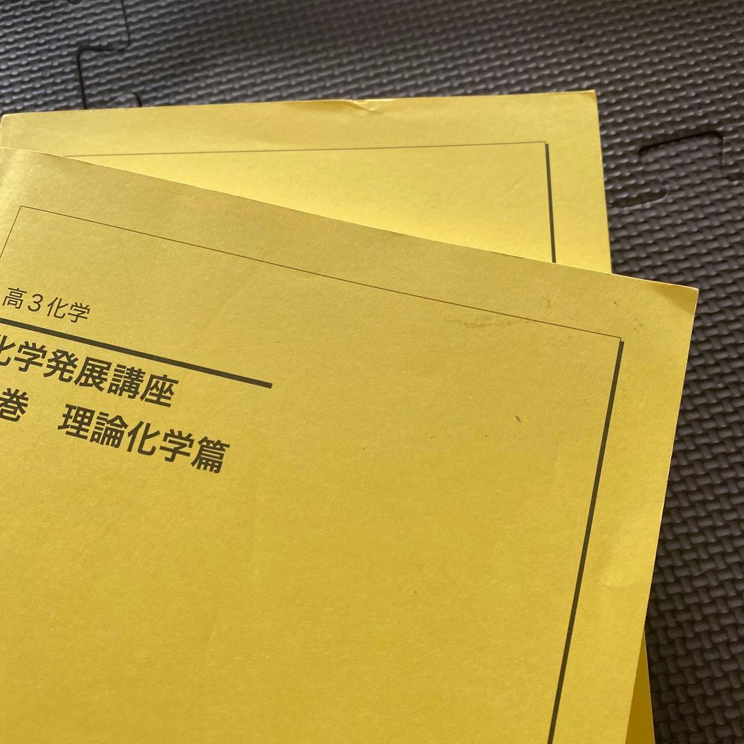 【新課程対応】鉄緑会化学科テキスト高3化学化学発展講座 上巻・下巻2024年