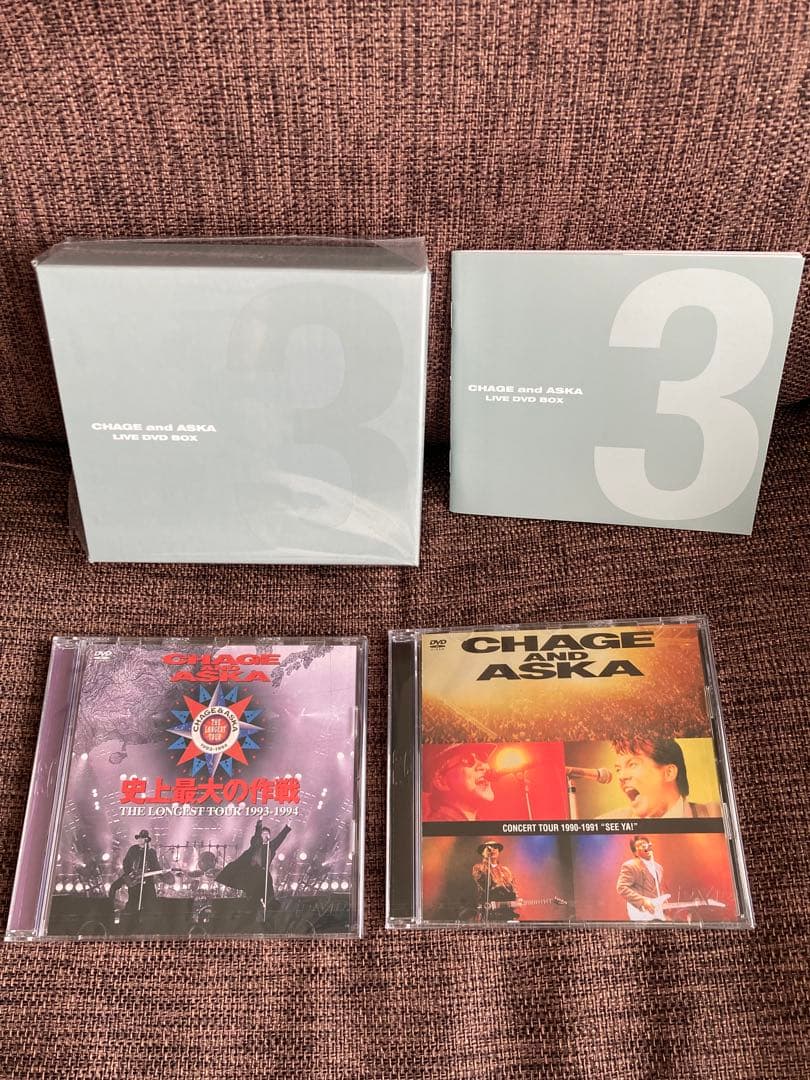 CHAGE and ASKA LIVE DVD BOX 3 ※一枚欠品
