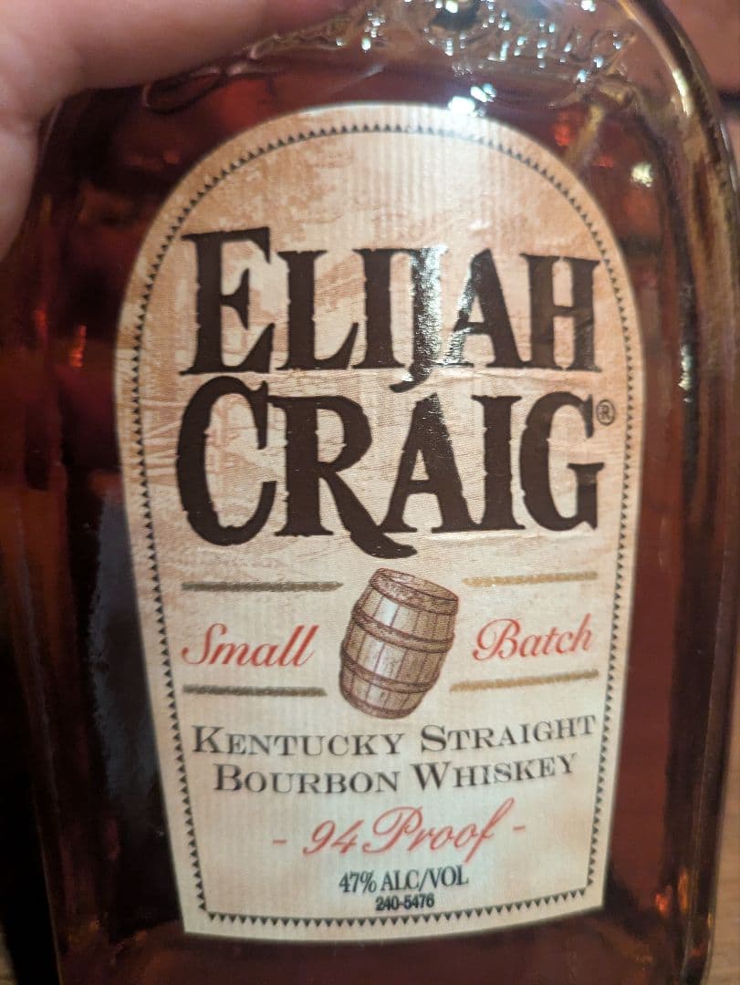 値下げ中　希少　終売　エライジャクレイグ 12年 スモールバッチ