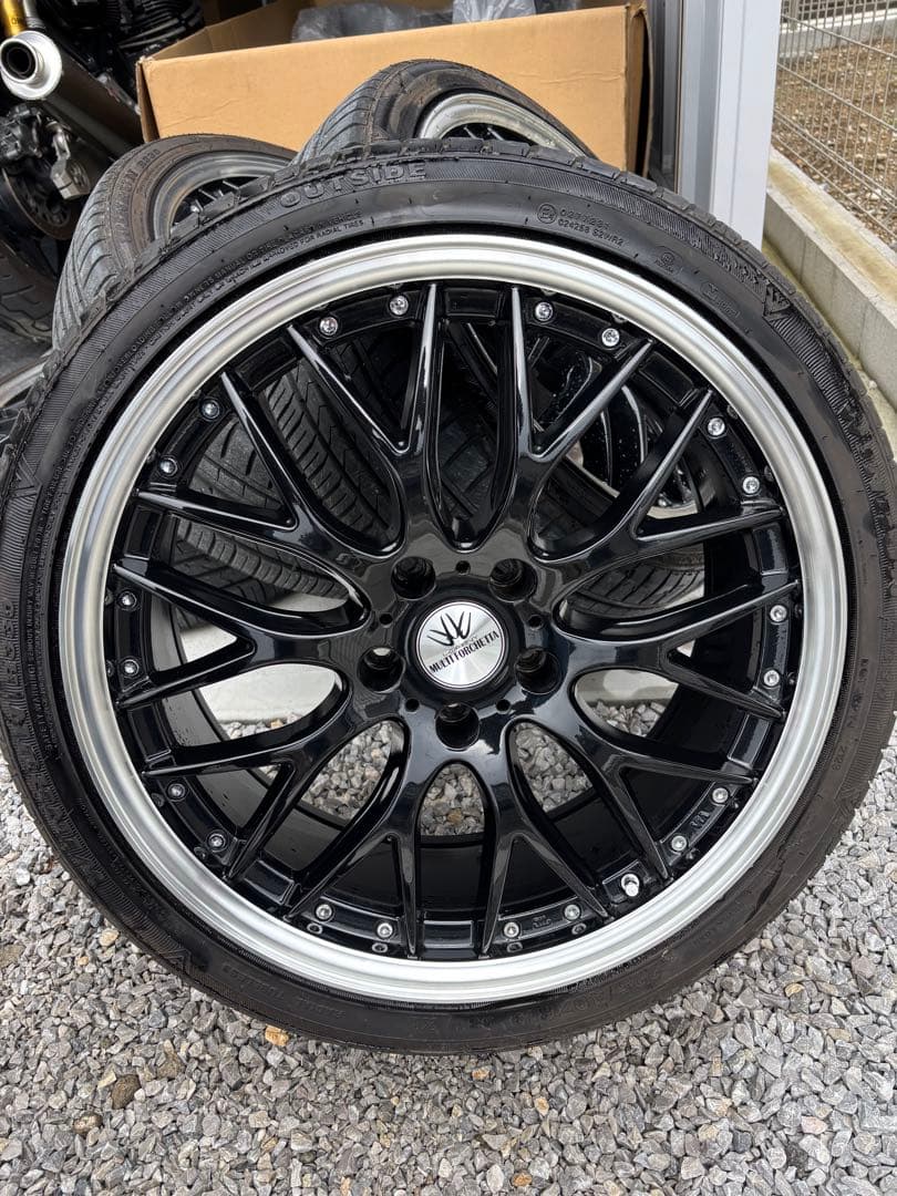 ロクサーニマルチフォルケッタ19インチ4本 8J+45