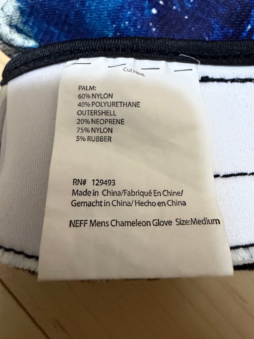 neff 宇宙柄 スノーボードグローブ