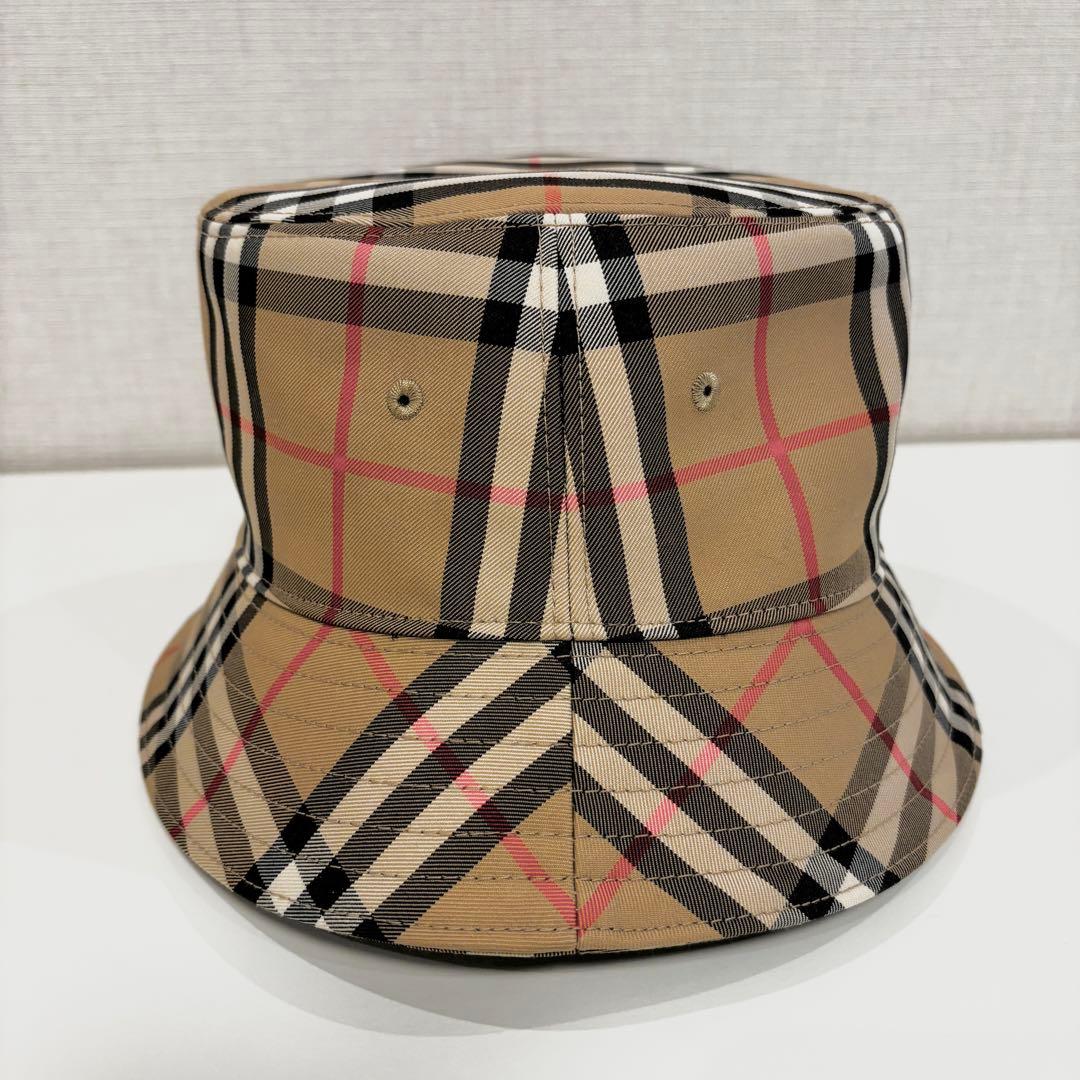 バーバリー ノバチェック ハット バケットハット 帽子 Sサイズ