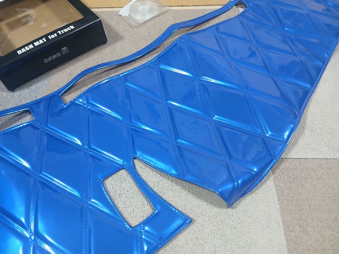 ✨新品　ファイブスターギガ　ダッシュマット　デコトラ　真月光　ブルー/青色　雅✨