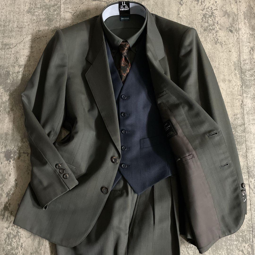 希少 オッドベスト Tiffany ティファニーネクタイ 3ピーススーツコーデ