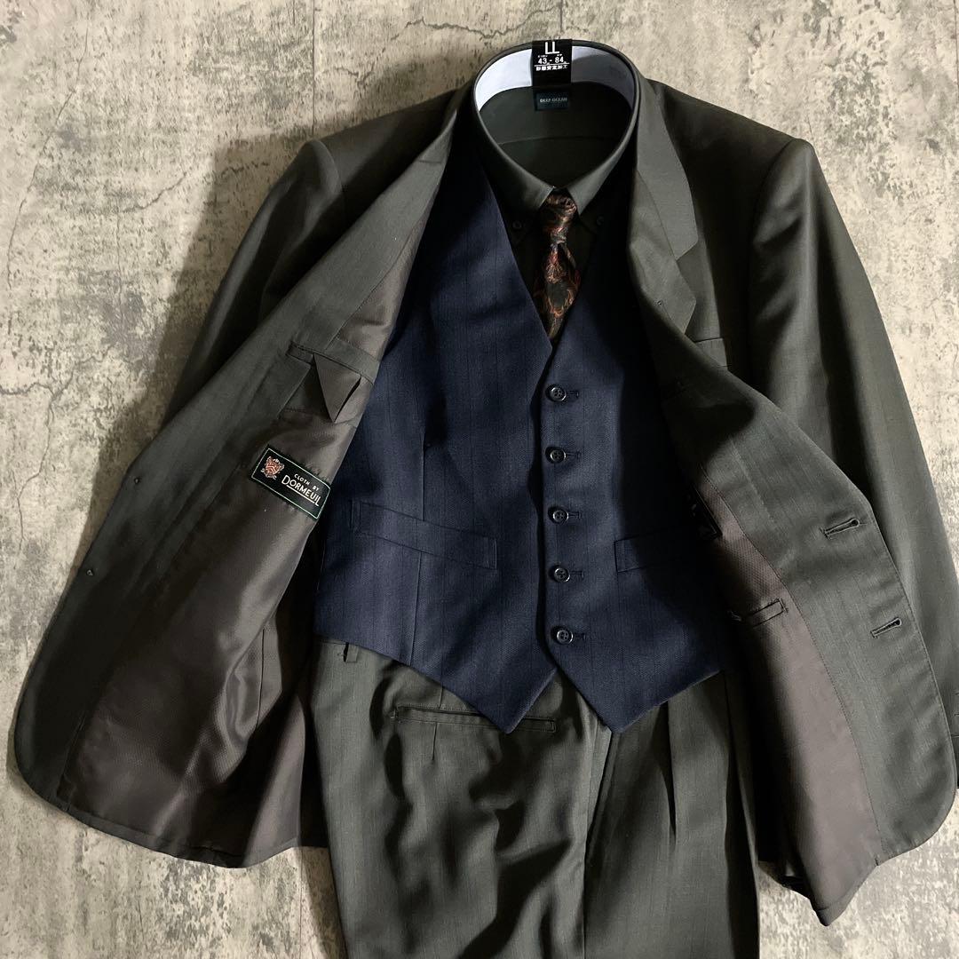 希少 オッドベスト Tiffany ティファニーネクタイ 3ピーススーツコーデ