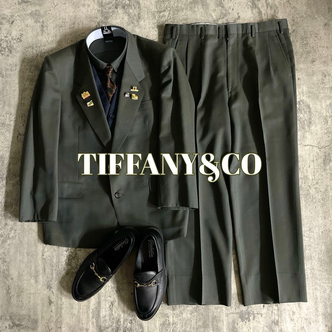 希少 オッドベスト Tiffany ティファニーネクタイ 3ピーススーツコーデ