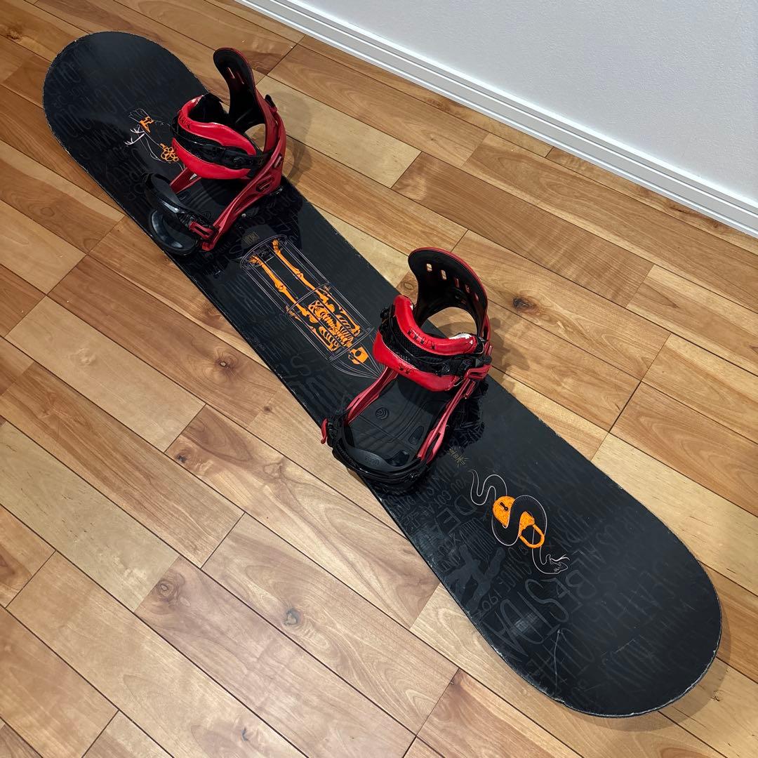 ROSSIGNOL CIRCUIT スノーボードセット 155 FLUXバイン付