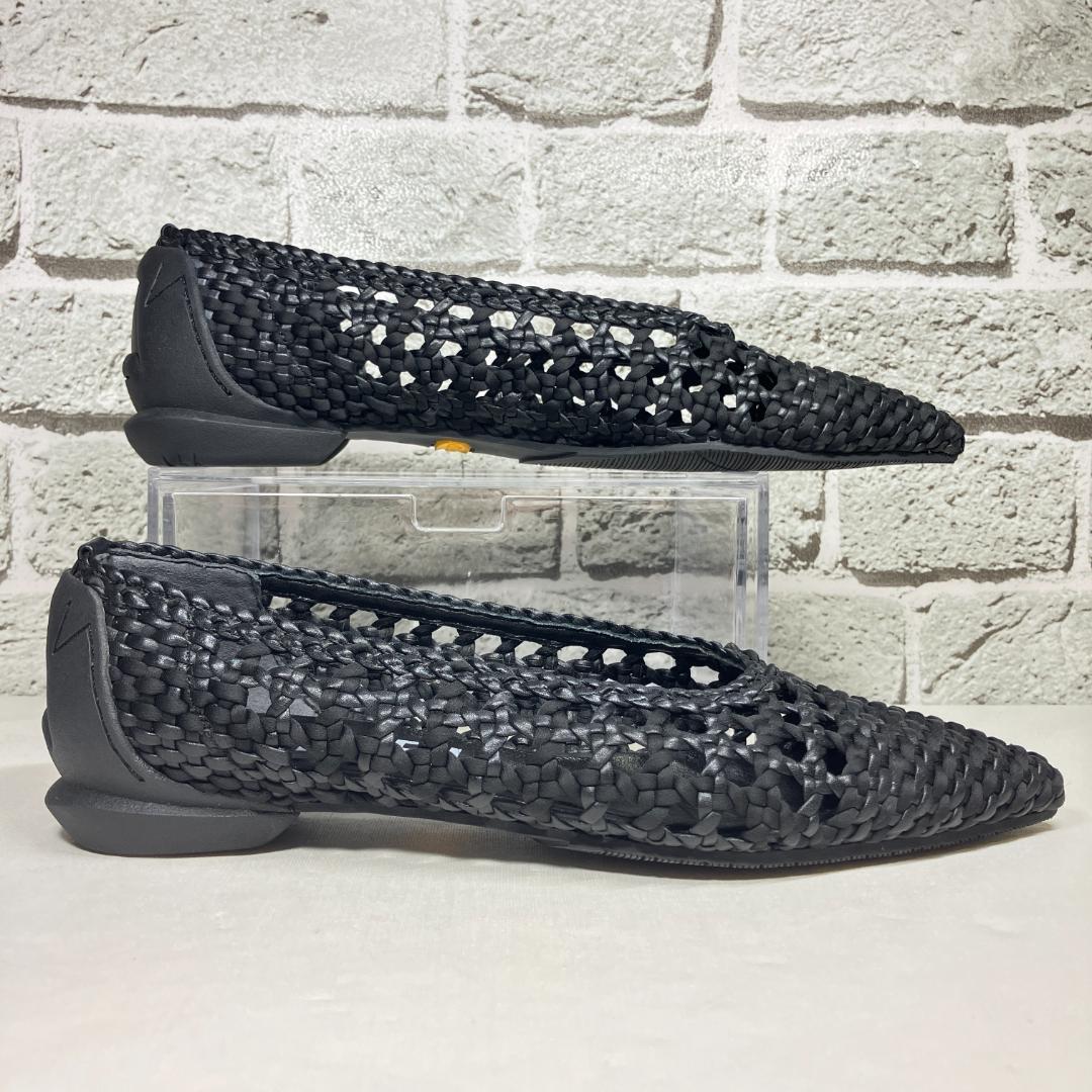 【極美品】シーセイ SHISEI メッシュ ポインテッドトゥ 23.0