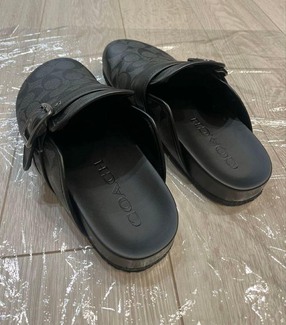 【専用】チワワ〜ん様 COACH シグネチャー柄 ミュールサンダル サイズ43