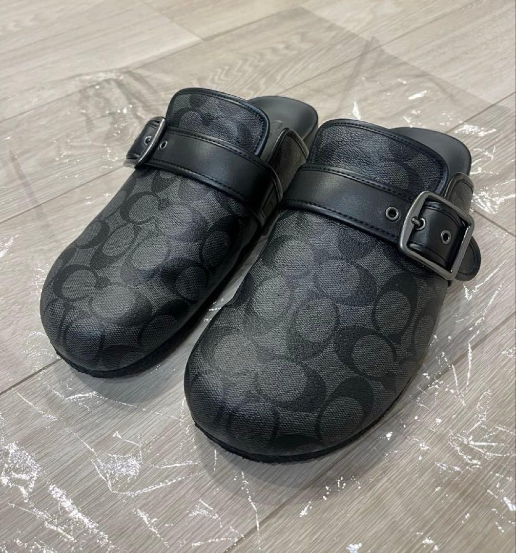 【専用】チワワ〜ん様 COACH シグネチャー柄 ミュールサンダル サイズ43