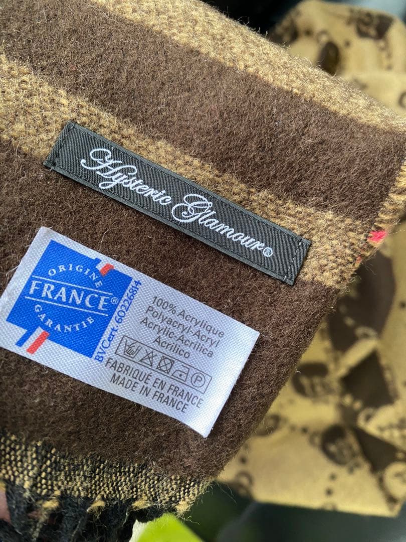 hystericglamour ポンチョマフラー　カシミヤ