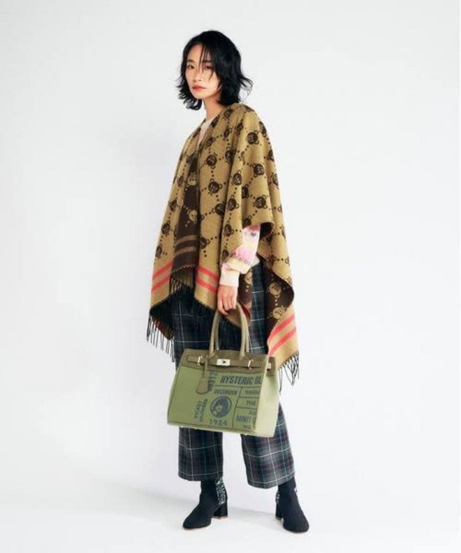 hystericglamour ポンチョマフラー　カシミヤ