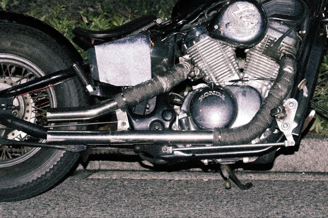 ショートマフラー　スティード