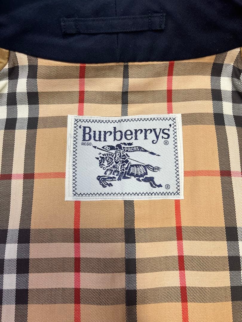 BURBERRY バーバリーズ トレンチコート ネイビー ヴィンテージ