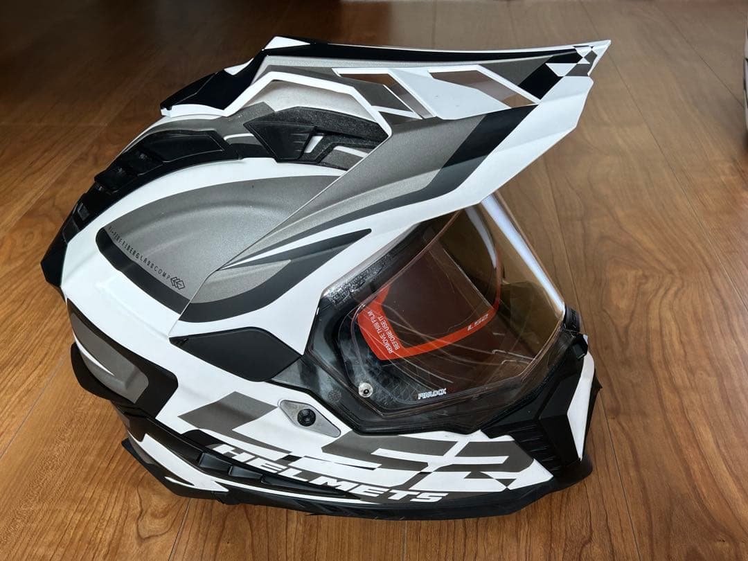 LS2 ヘルメット インナーバイザー付き Mサイズ MX701(2022モデル)