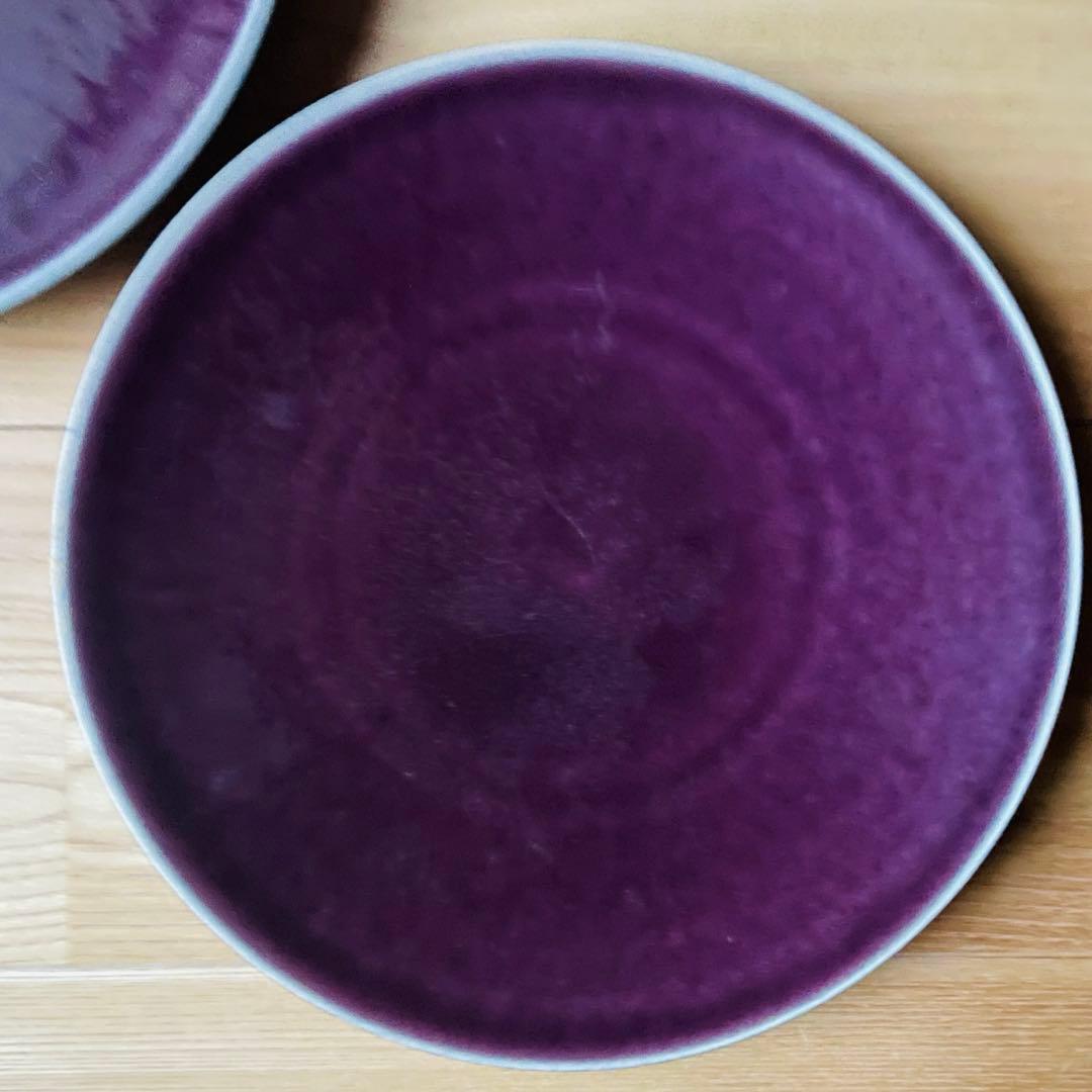 Jars パープル　大皿　プレート　2枚セット