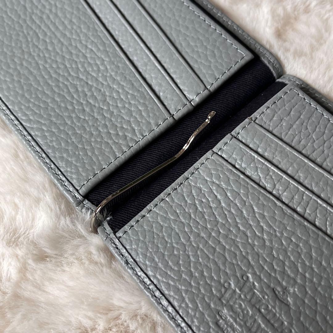 新品◇メンズ ヴィヴィアンウエストウッド 財布 マネークリップ折財布 グレー