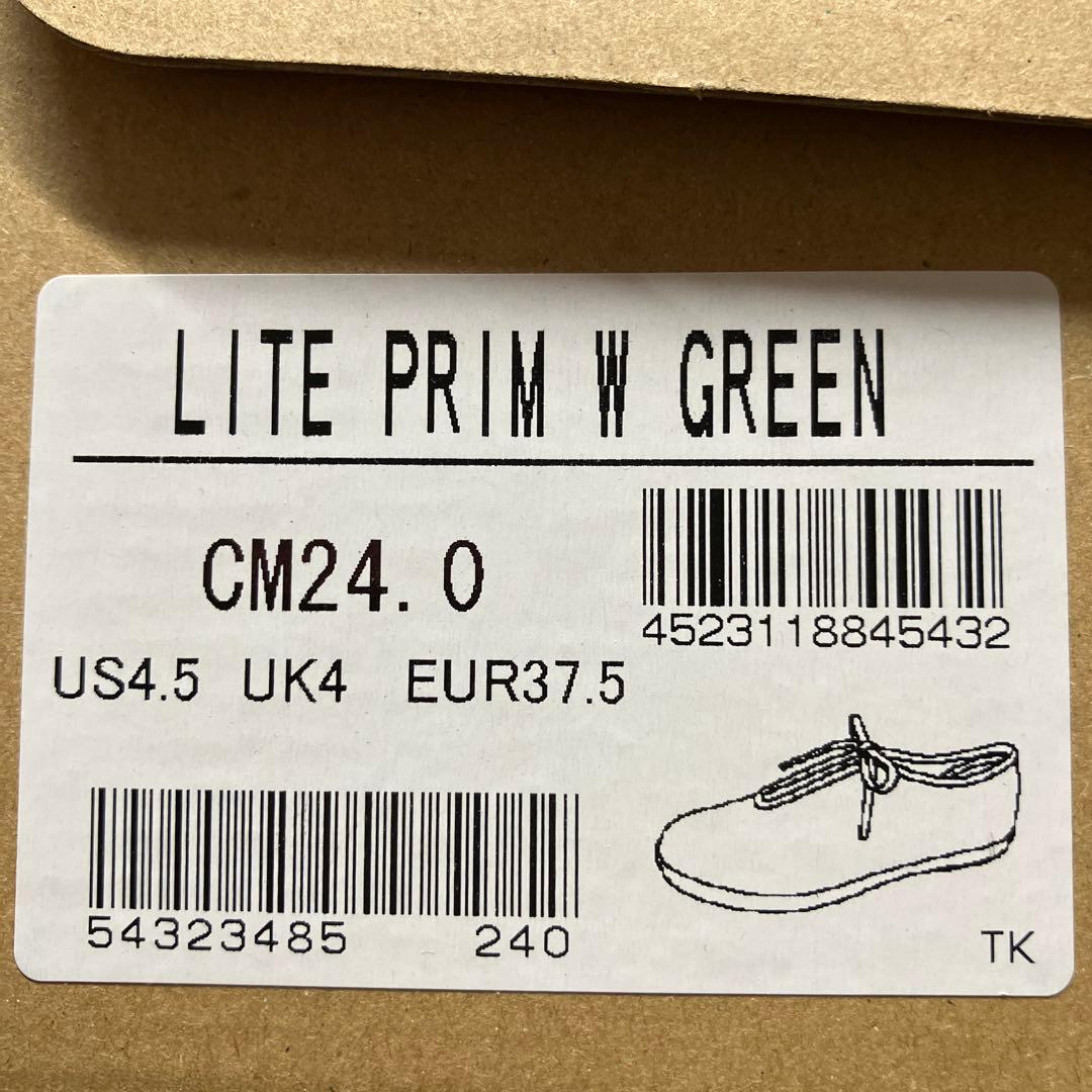 MOONSTAR LITE PRIM W GREEN グリーン フラットシューズ