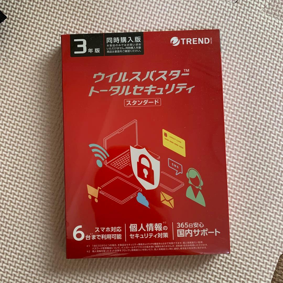 TRENDi ウイルスバスタートータルセキュリティ スタンダード3年版