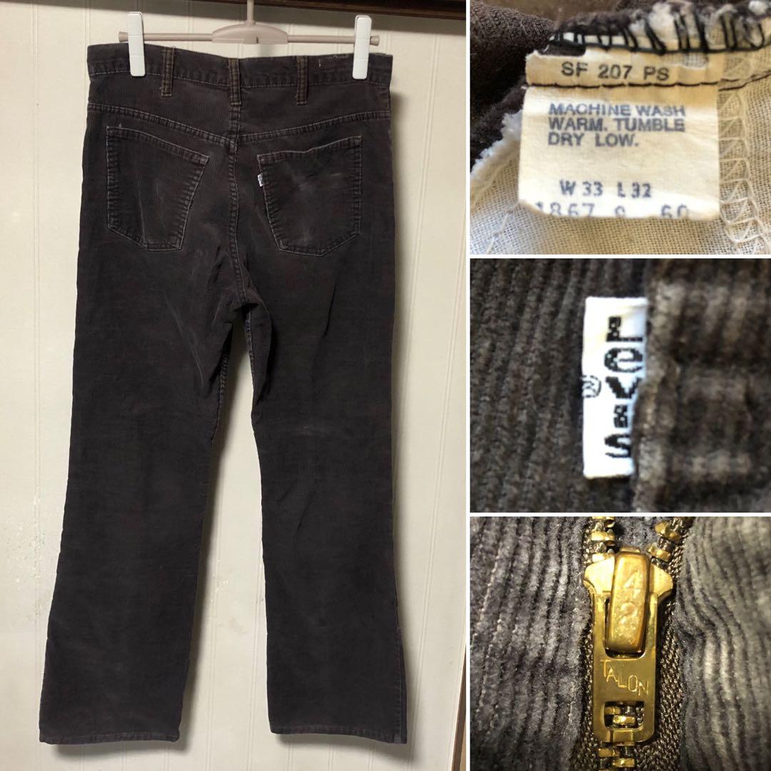 USA製 80s リーバイス 517-1528 コーデュロイ ブーツカットパンツ