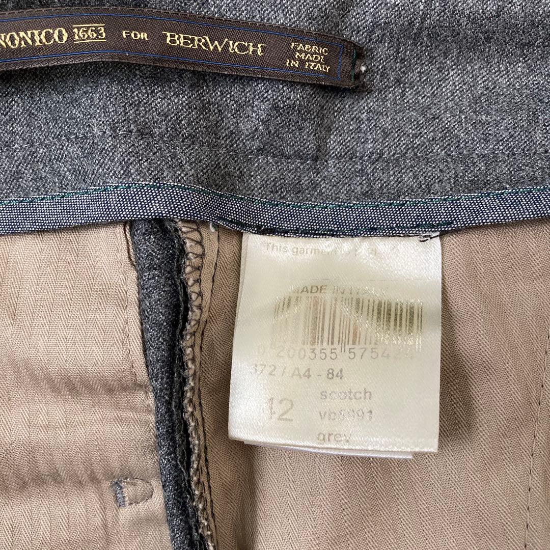 BERWICH グレー スラックス 42