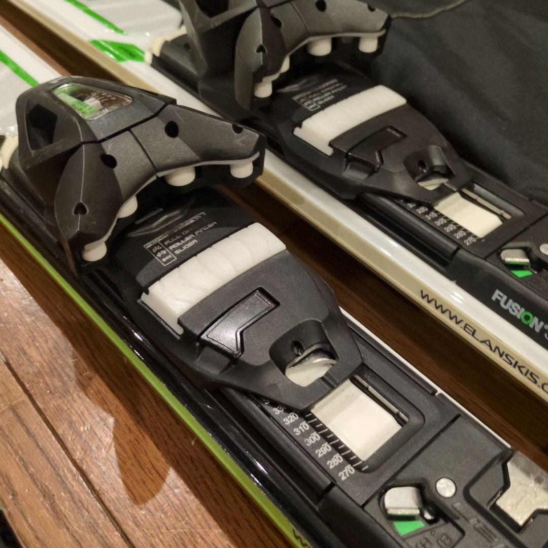 elan AMPHIBIO 10 160cmスキー LEKIストック、カバー付