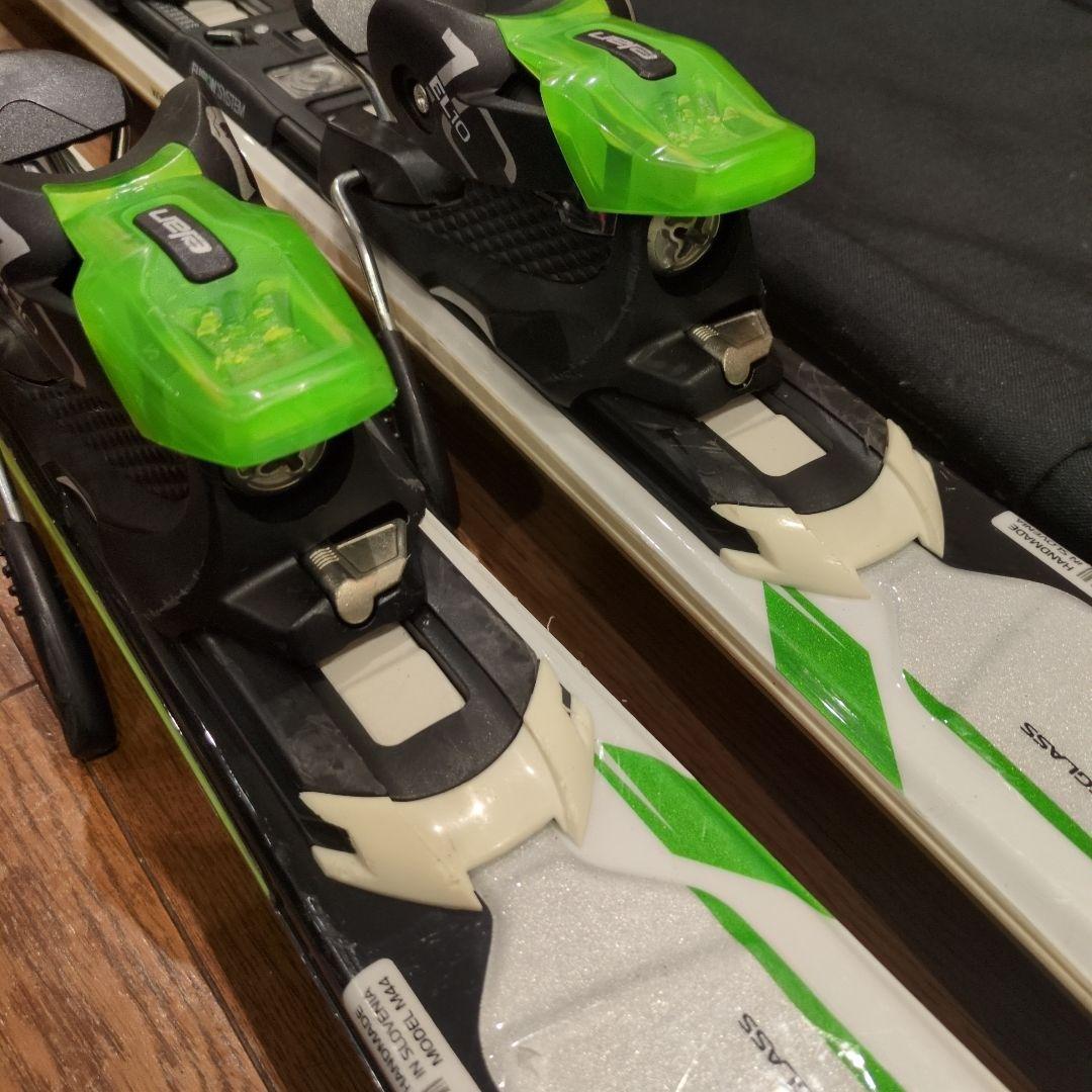 elan AMPHIBIO 10 160cmスキー LEKIストック、カバー付