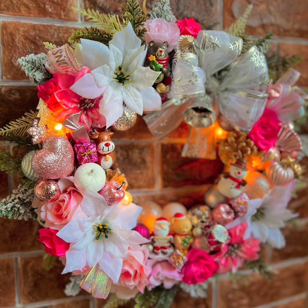 専用 特大 クリスマスリース ハンドメイド 3点 おまとめ