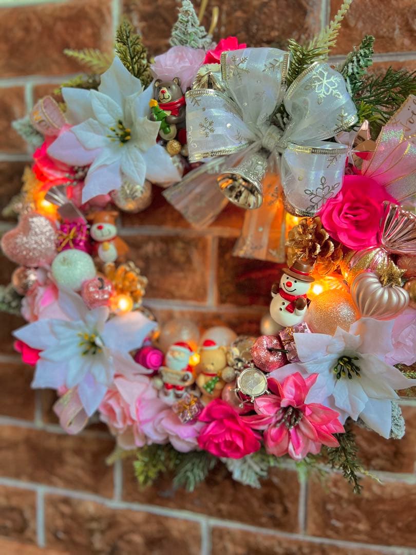 専用 特大 クリスマスリース ハンドメイド 3点 おまとめ