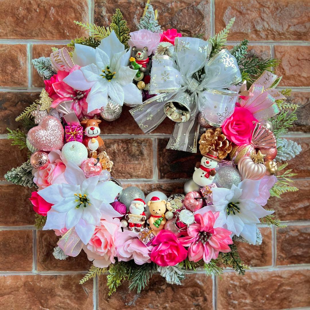 専用 特大 クリスマスリース ハンドメイド 3点 おまとめ