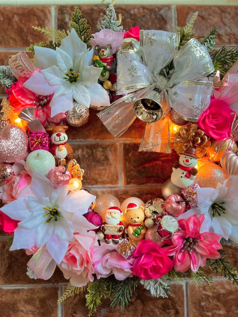 専用 特大 クリスマスリース ハンドメイド 3点 おまとめ