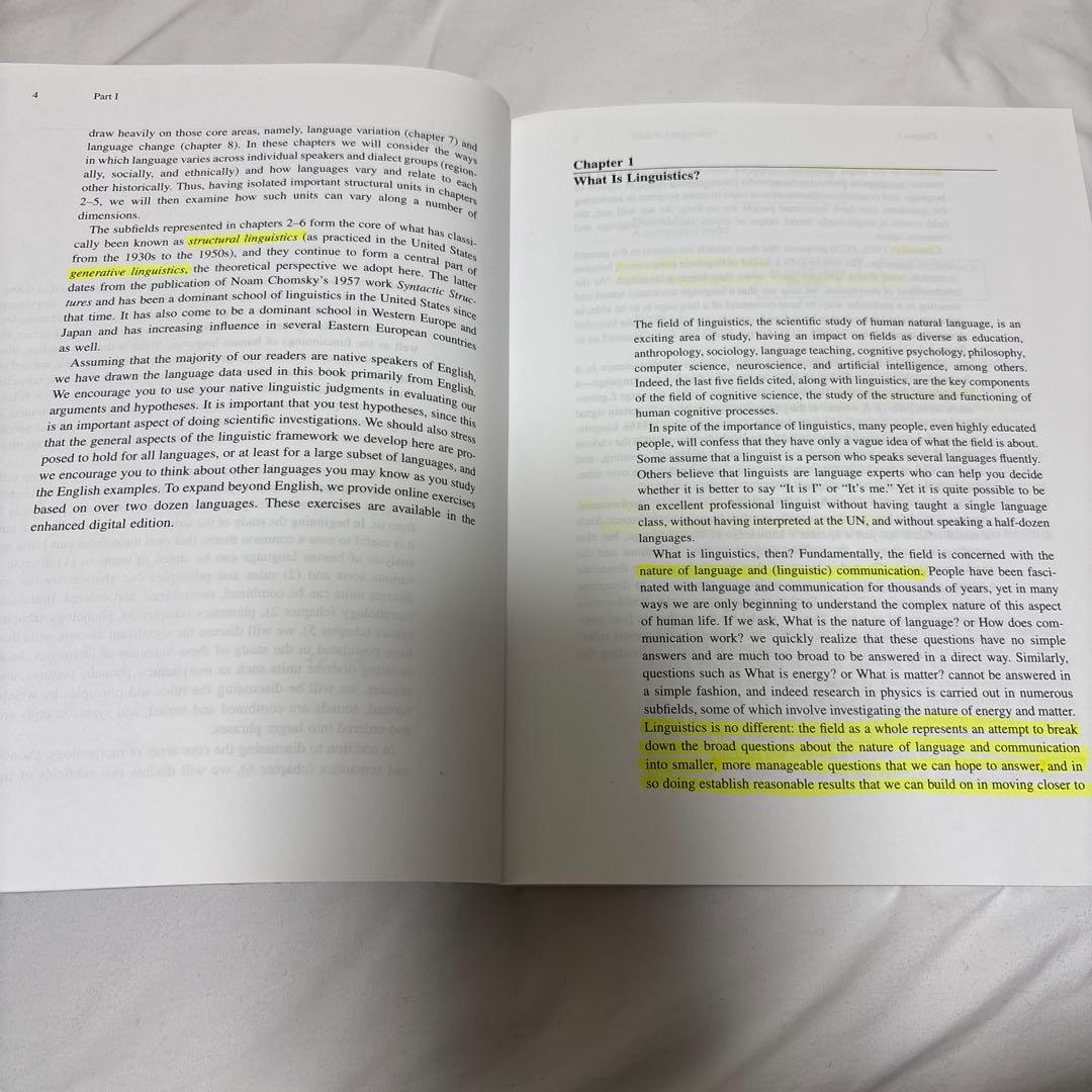 洋書 Linguistics, seventh edition