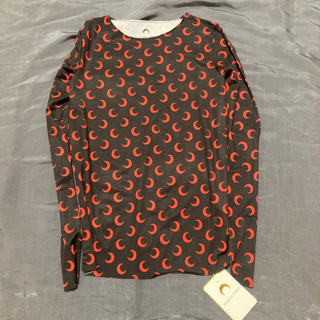 MARINE SERRE 赤い月模様 長袖トップス