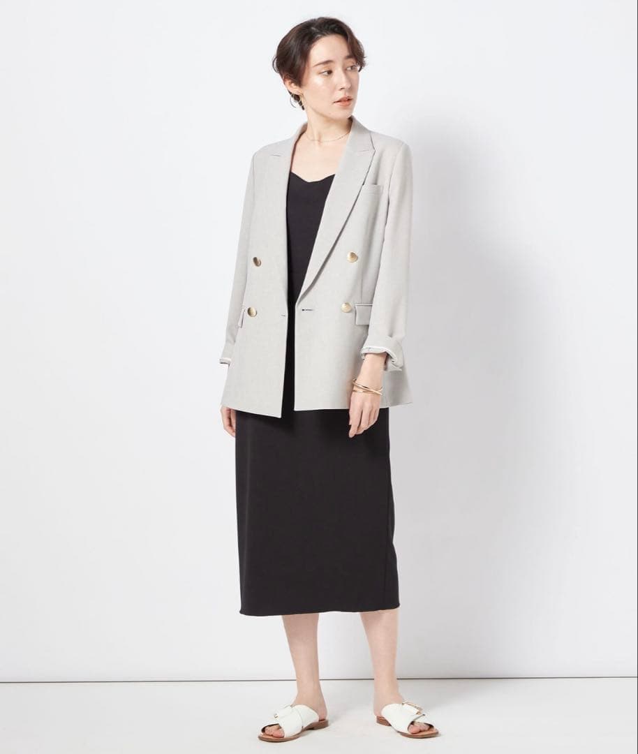 値下げ極美品 NOLLEY'S ウォッシャブルドライシャンブレーダブルジャケット