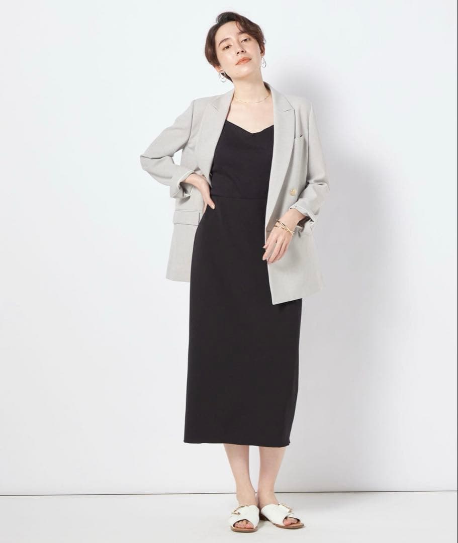 値下げ極美品 NOLLEY'S ウォッシャブルドライシャンブレーダブルジャケット