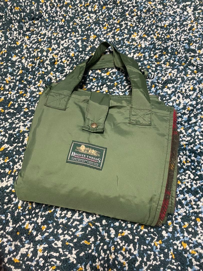 Bronte tweedsチェック柄ウールブランケット