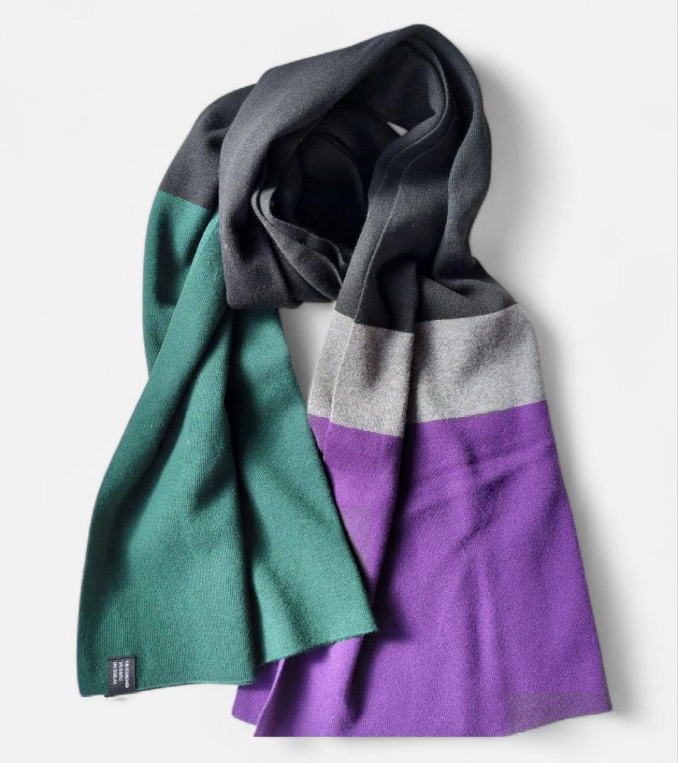 UN3D. マフラー MULTI COLOUR KNIT STALL 大判