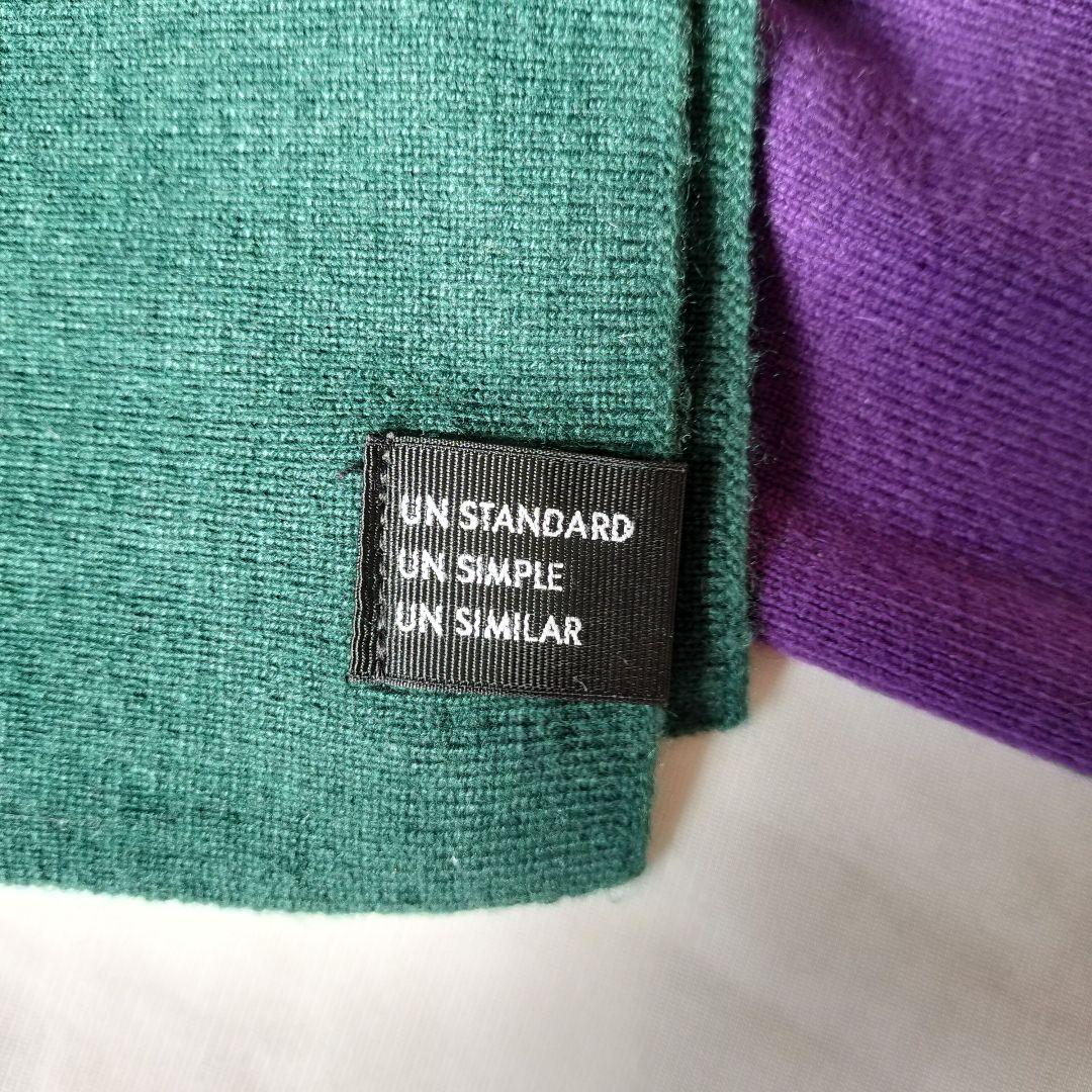 UN3D. マフラー MULTI COLOUR KNIT STALL 大判