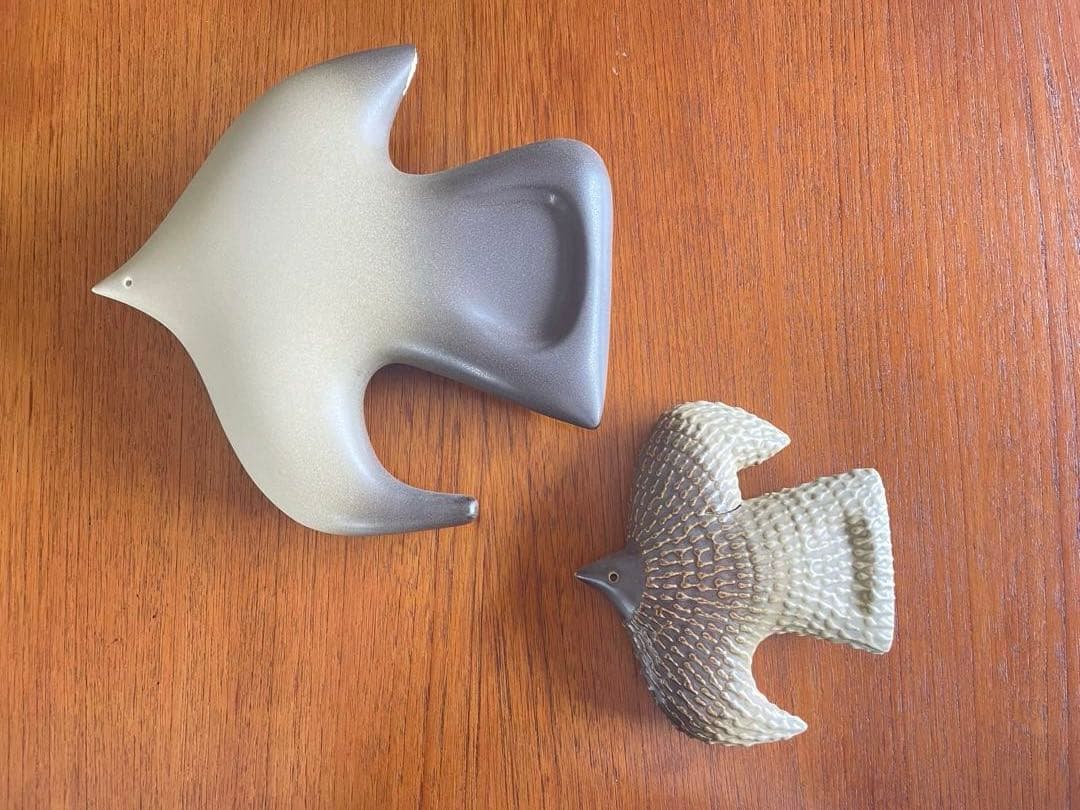 【金継ぎ用】BIRDS' WORDSバーズワーズ WALL BIRD / グレー