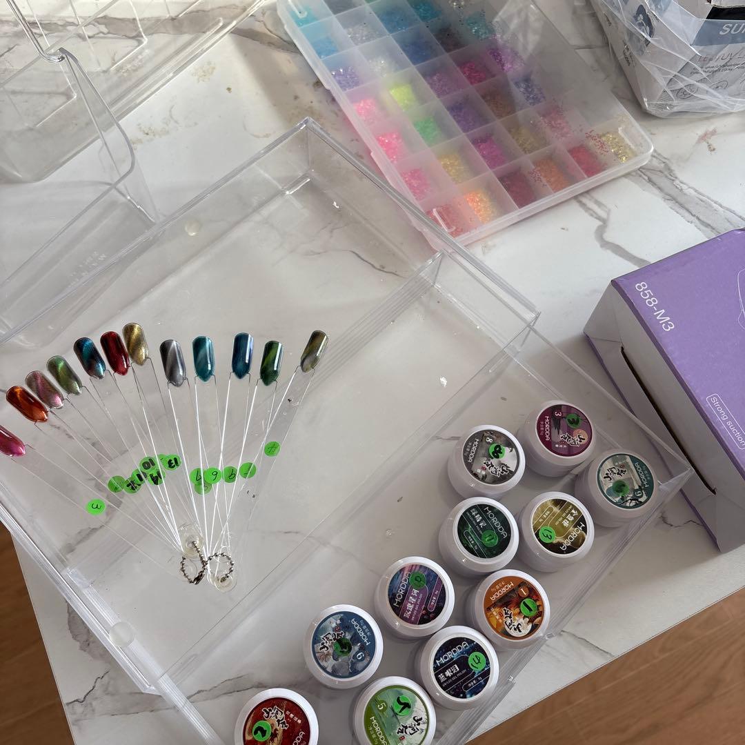 ✴️早い者勝ち❗️✴️充電式ネイルライト+マシン、ハンディライト集塵機全部まとめて❗️✴️