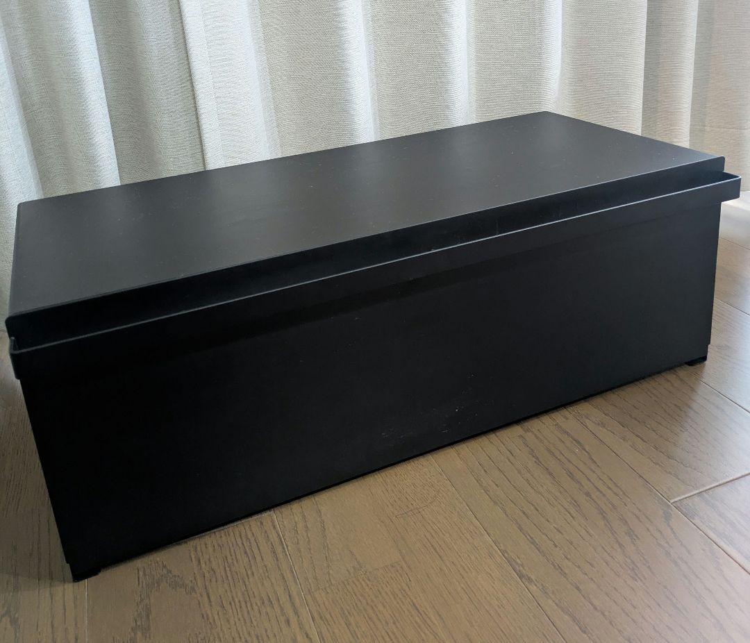 ブレッドケース　タワー　ワイド　ブラック　山崎実業