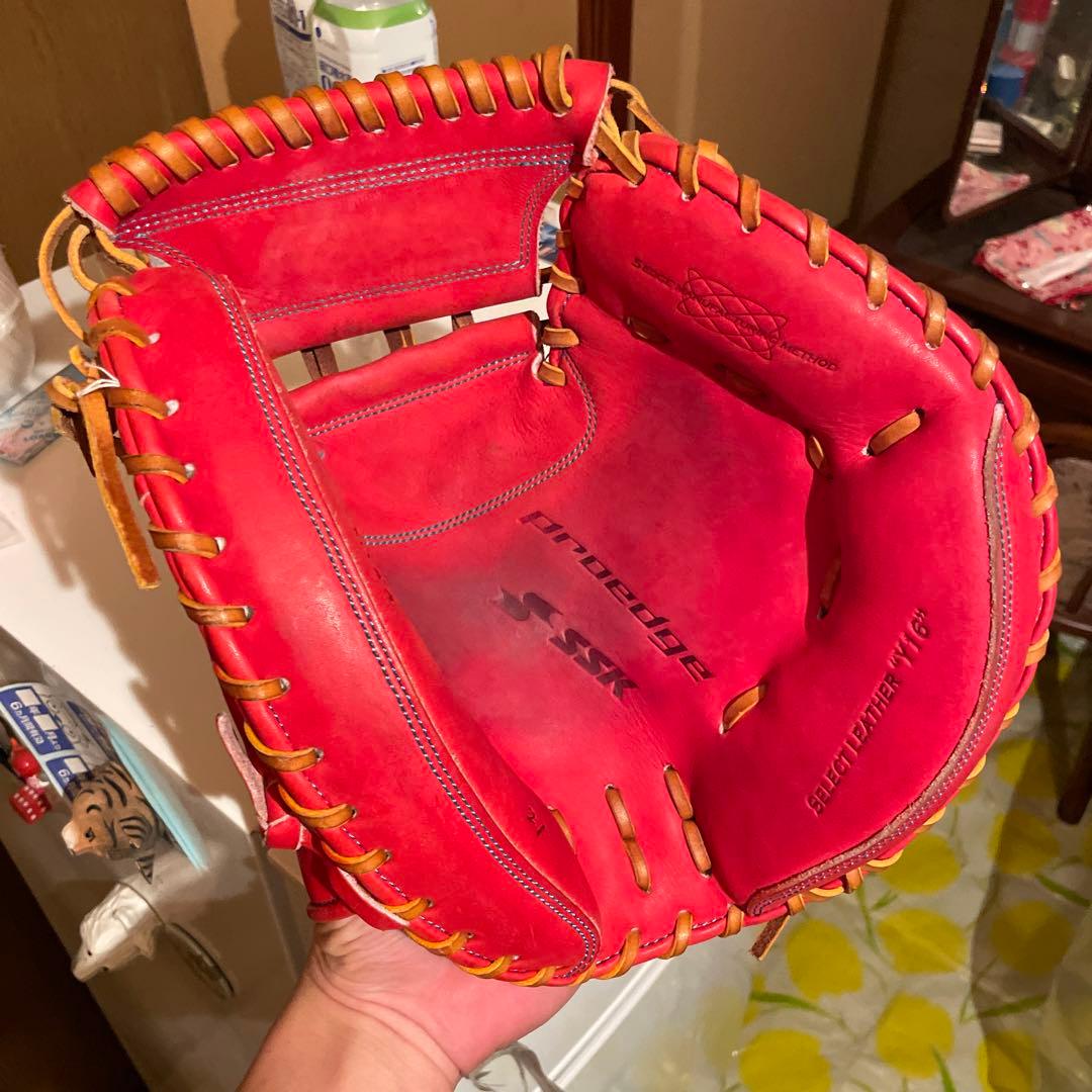 SSK proedge キャッチャーミット レッド・コルク