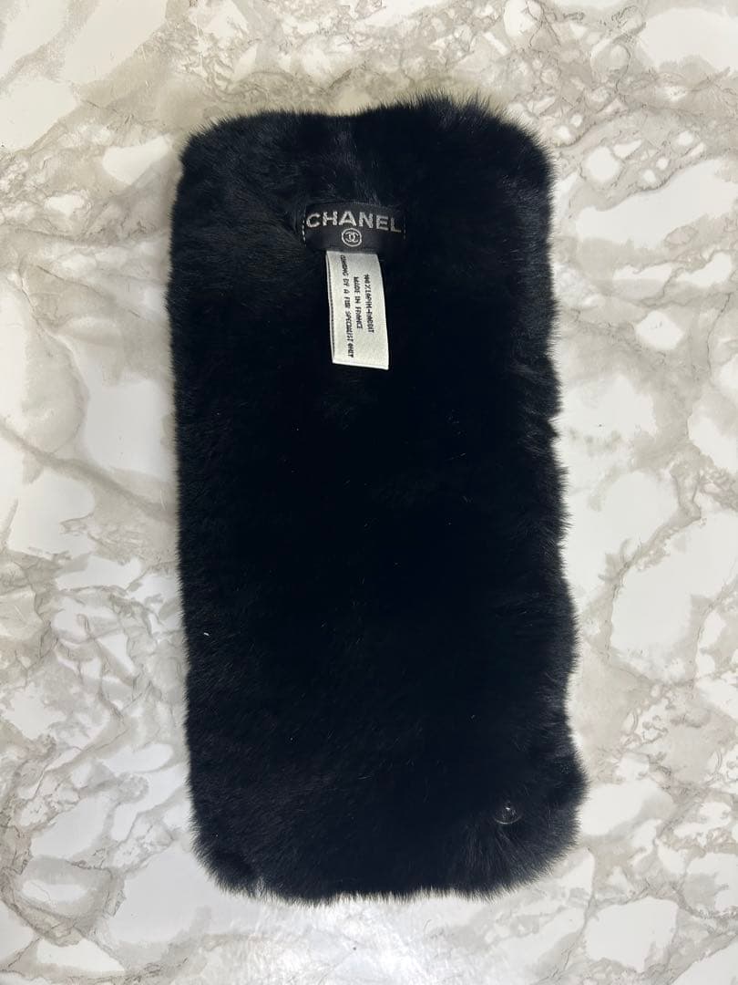 CHANEL✨シャネル✨100％ラパンラビット毛 ファーリストバンド