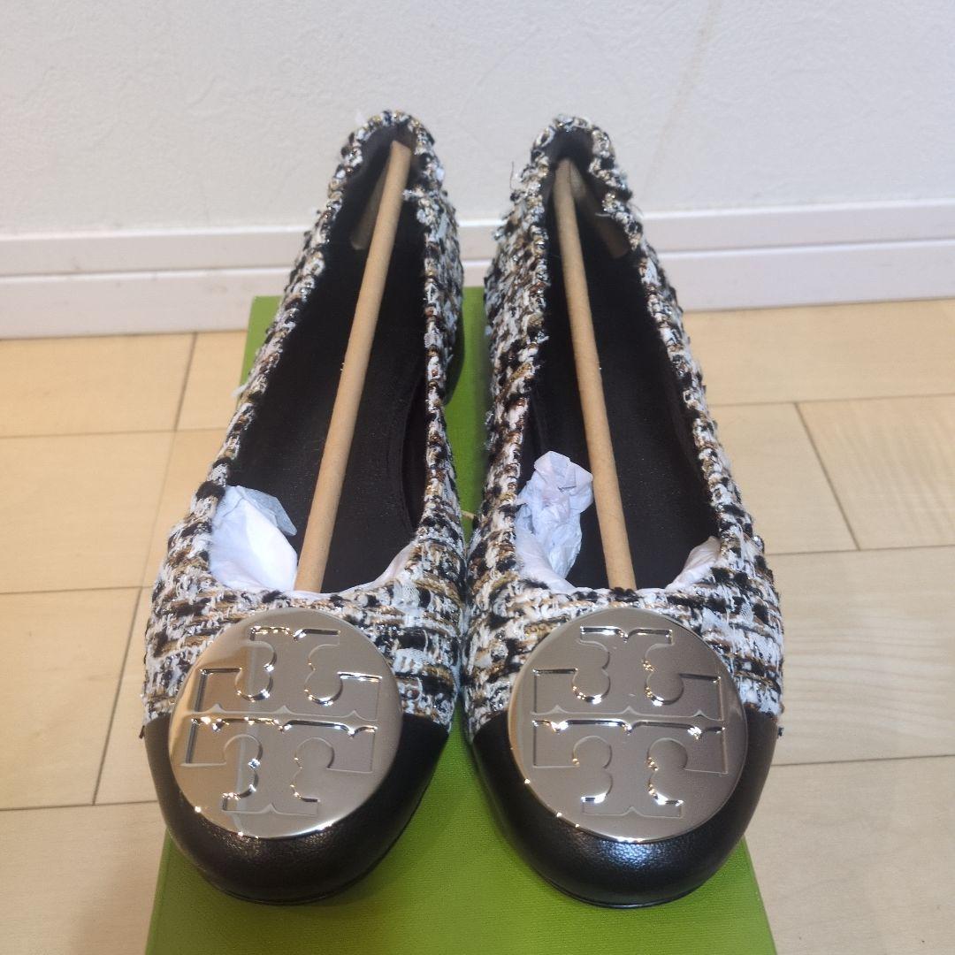 TORY BURCH ツイードバレエ シューズ