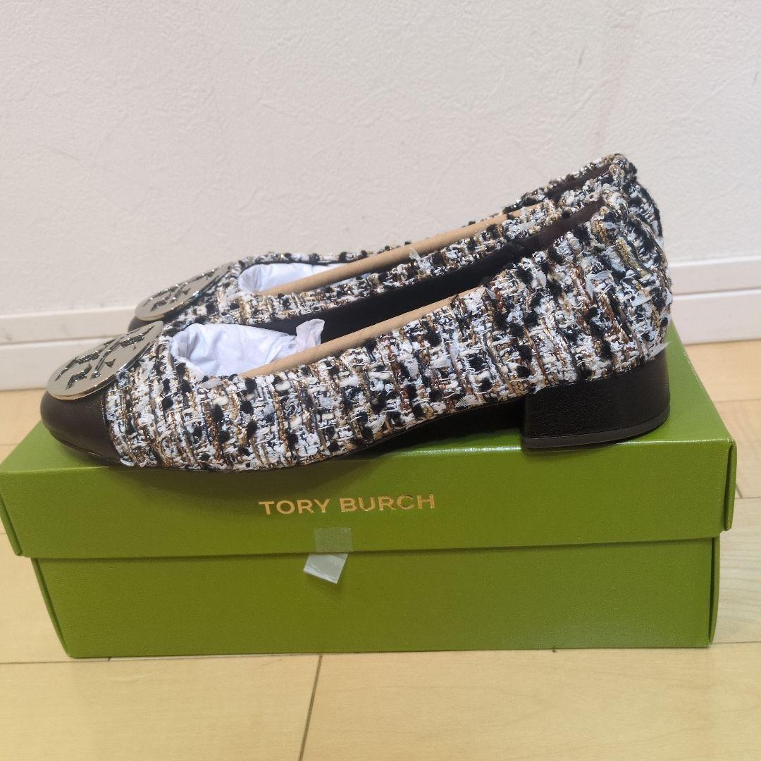 TORY BURCH ツイードバレエ シューズ