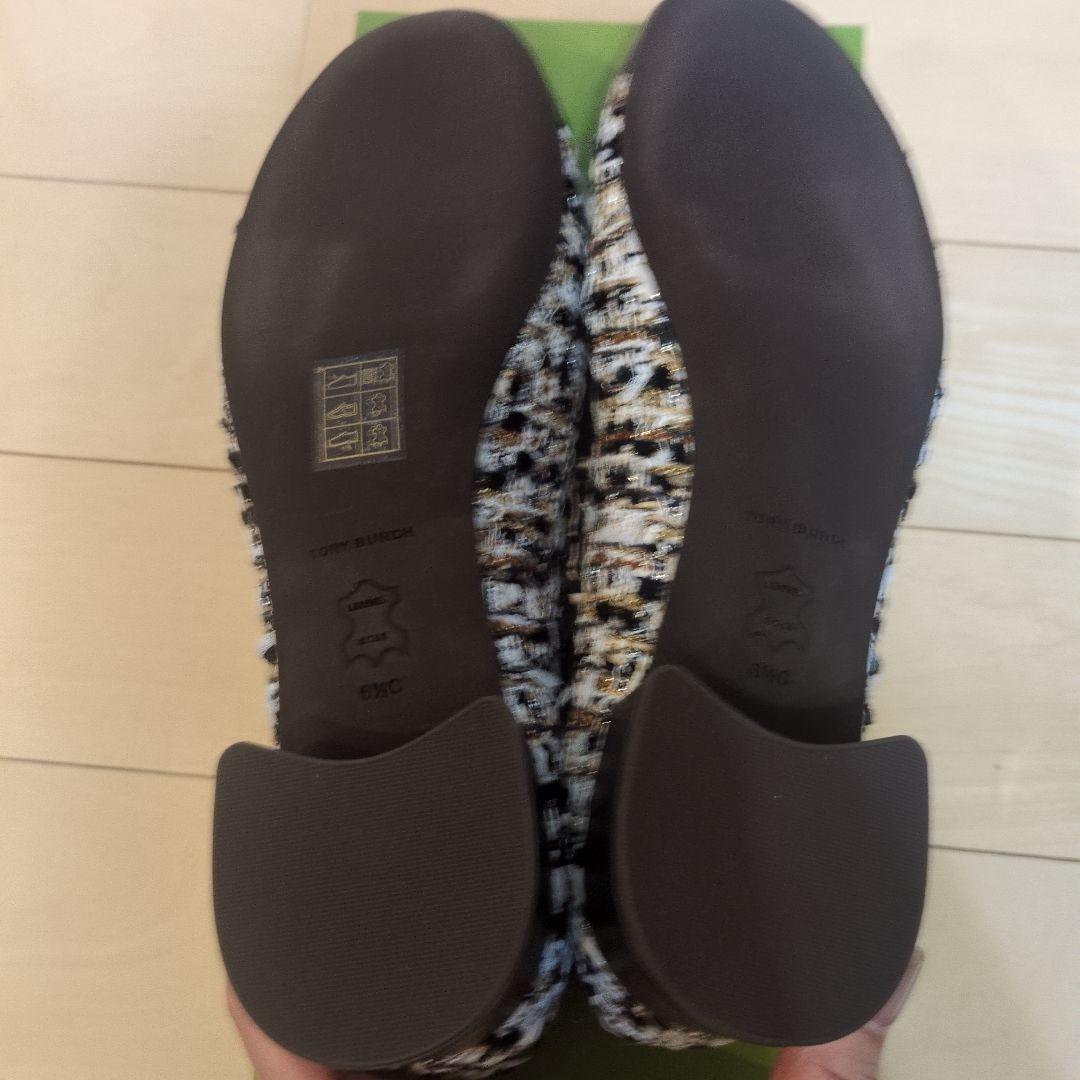 TORY BURCH ツイードバレエ シューズ