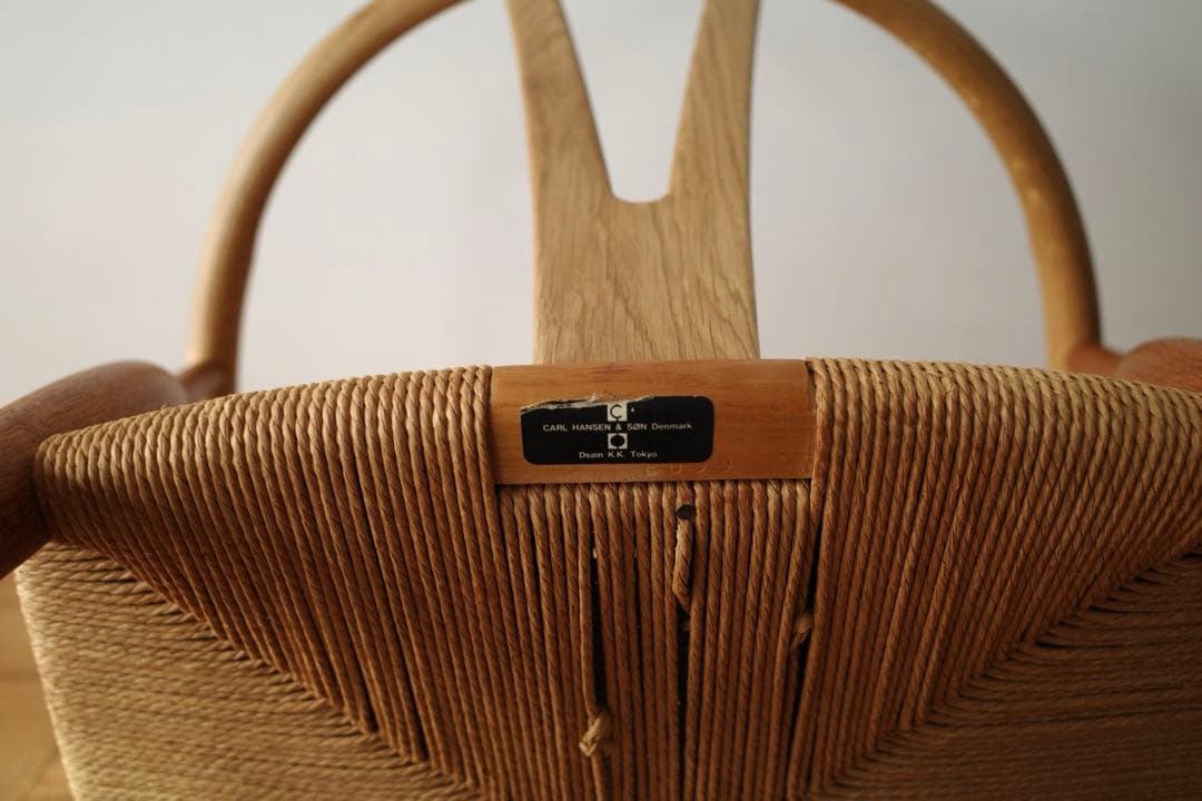 【ヴィンテージ yチェア】オーク オイルフィニッシュ