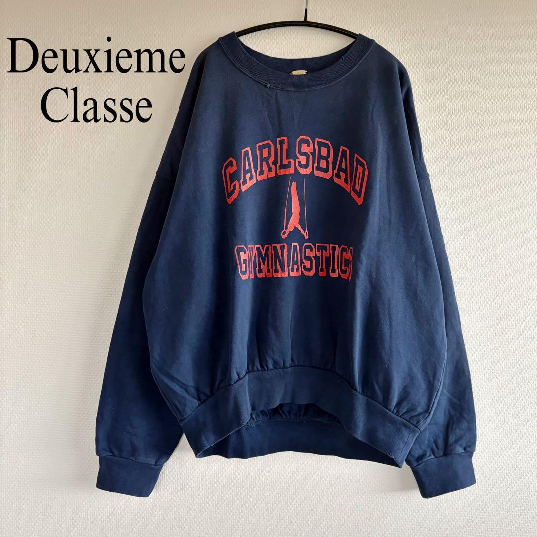 MUSE de Deuxieme Classe SCRAP スウェット ネイビー