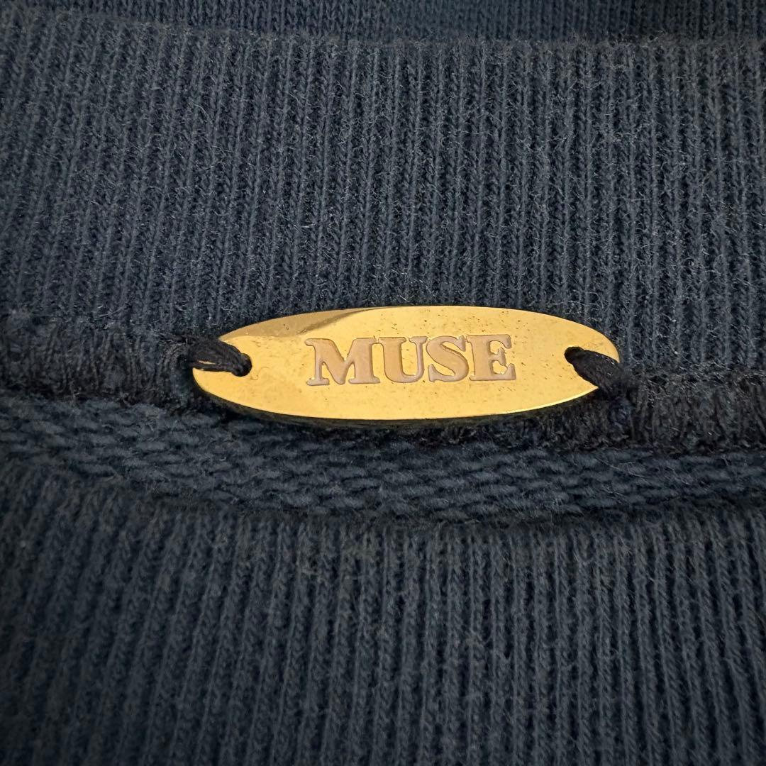 MUSE de Deuxieme Classe SCRAP スウェット ネイビー